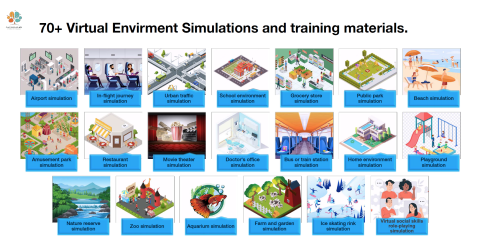 Virtual Environment Simulations and Training Materials